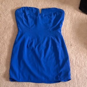 Revolve Blue Formal Mini Dress